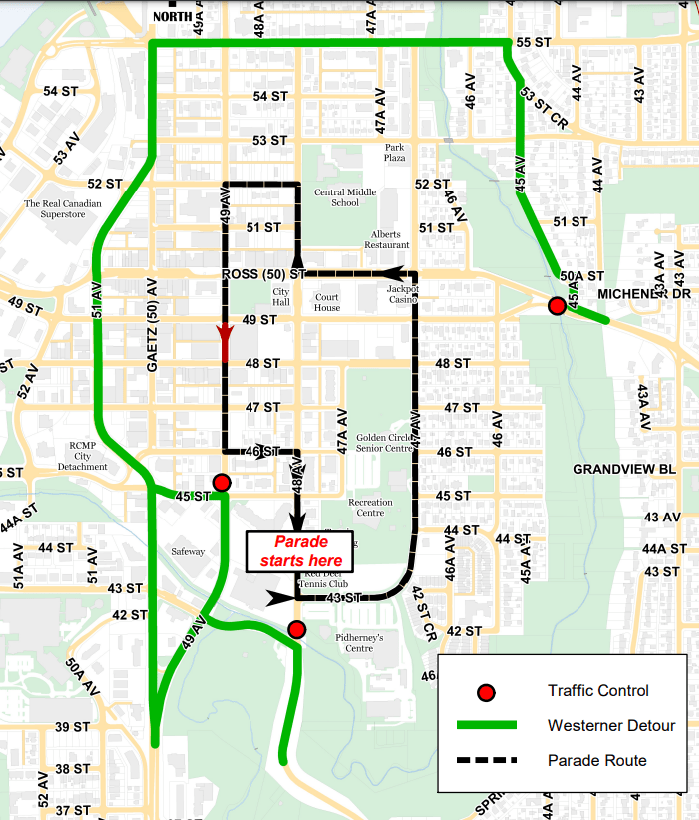 2022 Westerner Days parade route, road closures, and transit delays
